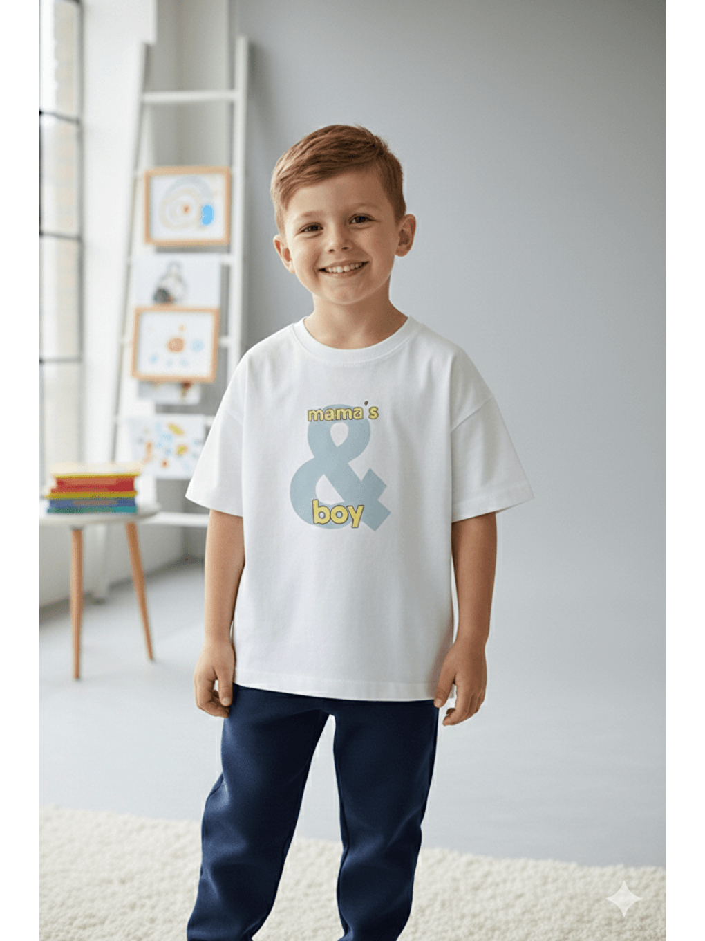 Erkek Çocuk Antrasit Pamuklu Bisiklet Yaka Altüst Takım-1