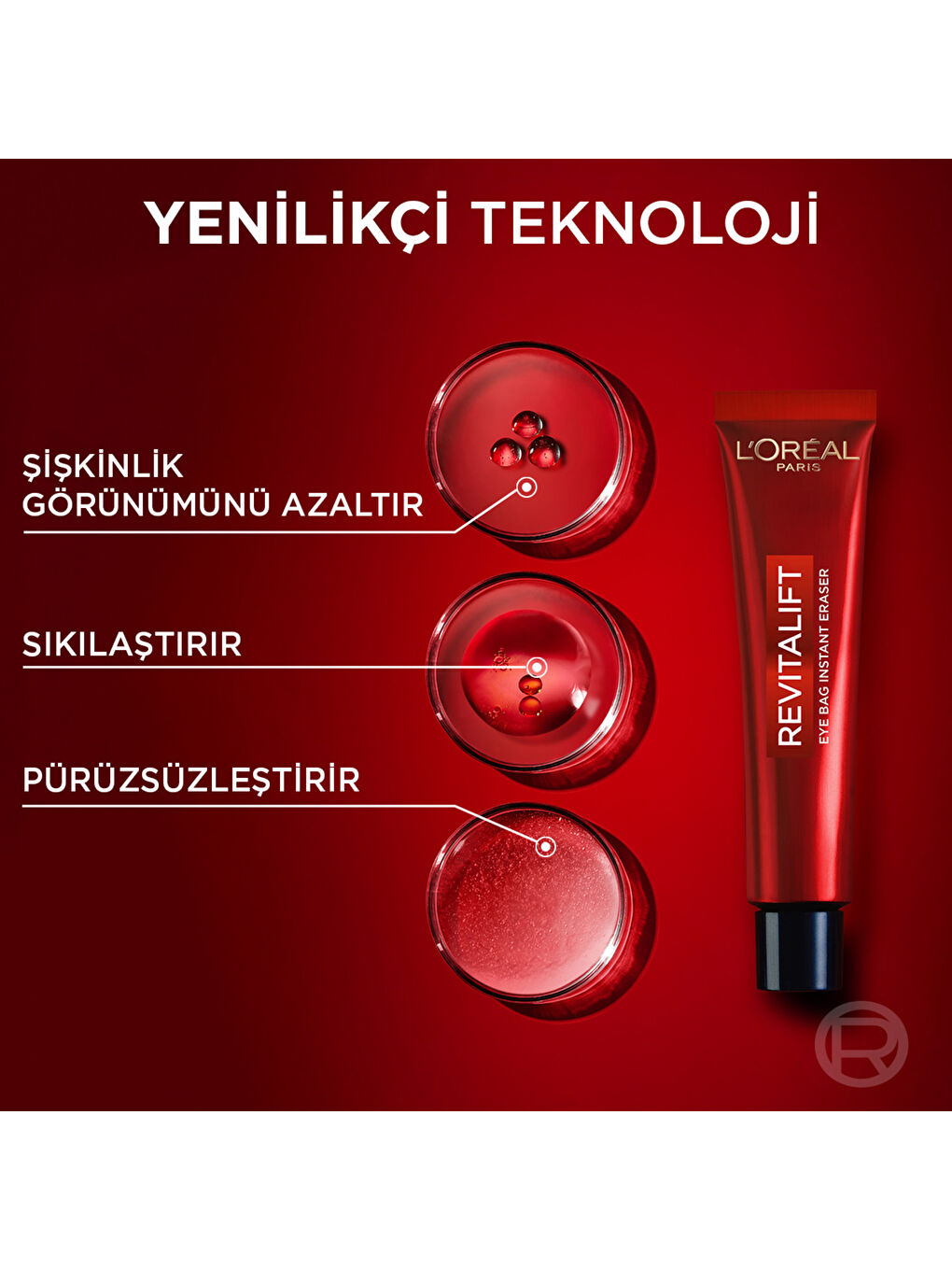 Revitalift Lazer Eyebag Instant Eraser Göz Altı Torba Görünümüne Karşı Etkili Göz Kremi 15ml-2
