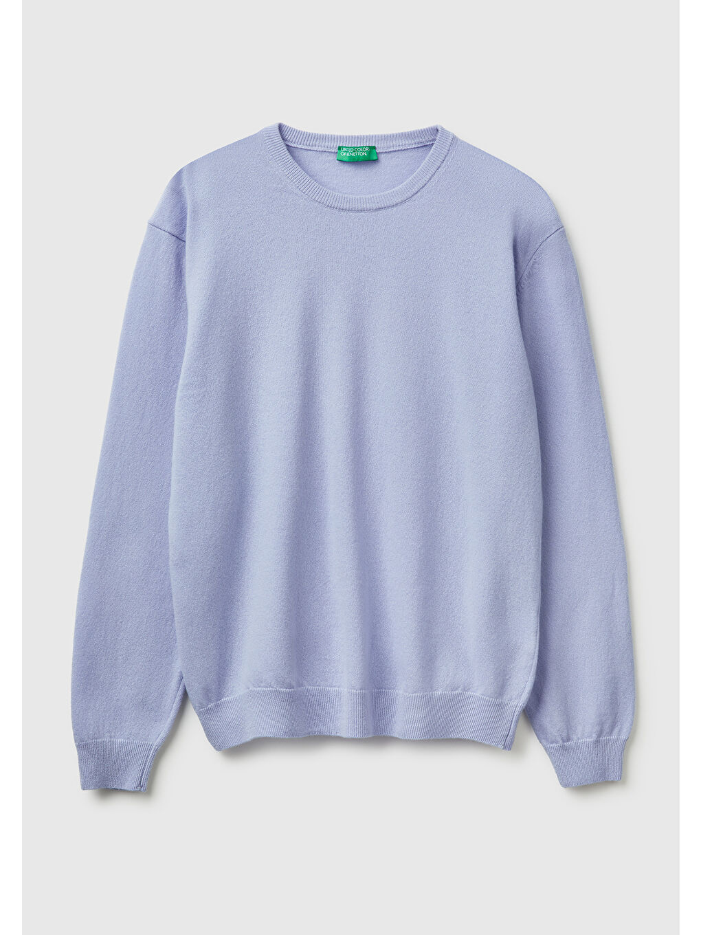 Erkek Bebek Mavisi %100 Merino Bisiklet Yaka Kazak-1