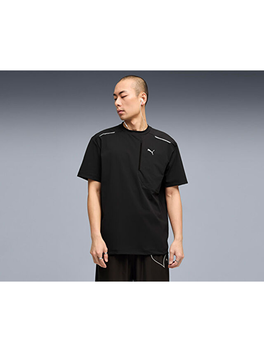Pumatech Relaxed Pocket Tee Erkek Günlük Tişört 63441301 Siyah-2