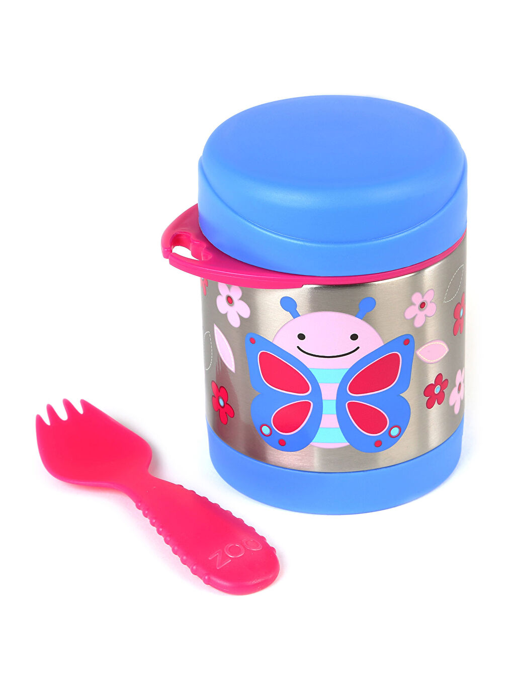 Paslanmaz Çelik Mama Saklama Termosu Kelebek Set-1