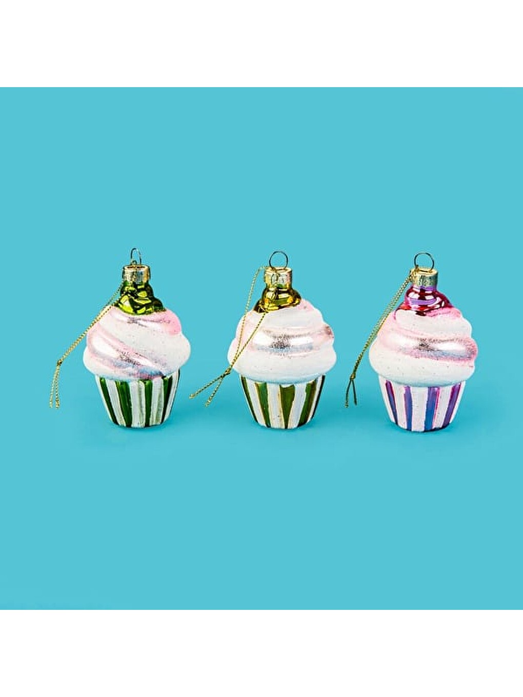 Karışık Cupcake Süs - Asorti - 7x9 cm-3