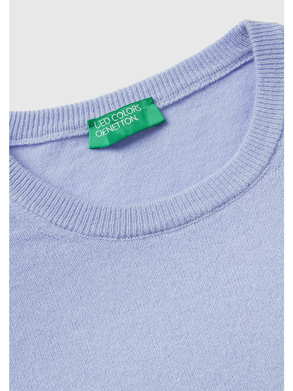 Erkek Bebek Mavisi %100 Merino Bisiklet Yaka Kazak-6