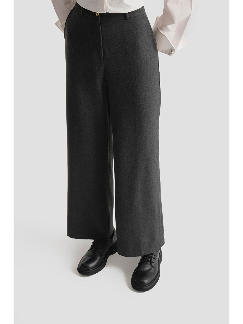 Fitted Yelekli Takım Antrasit-4