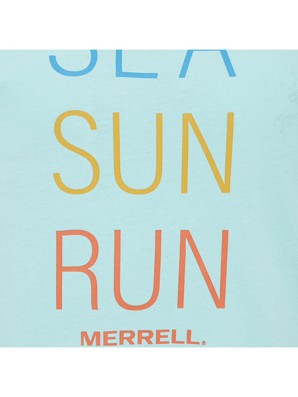 Turkuaz Motto Kadın Mavi Tişört-1