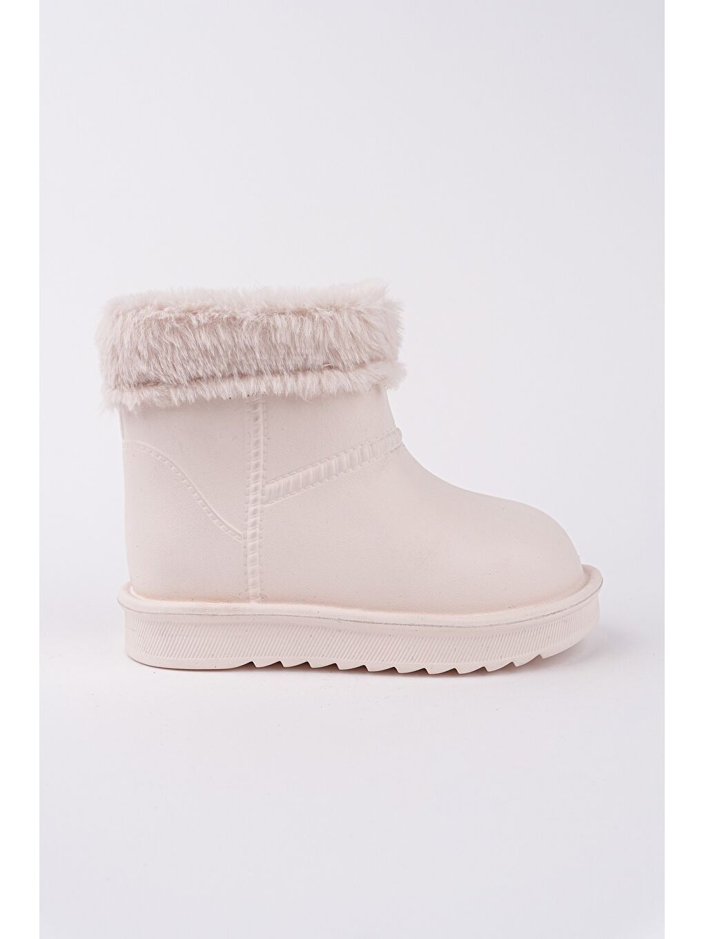 Bej FRİGUS Çocuk Kürklü Yağmur Ve Kar Botu-3