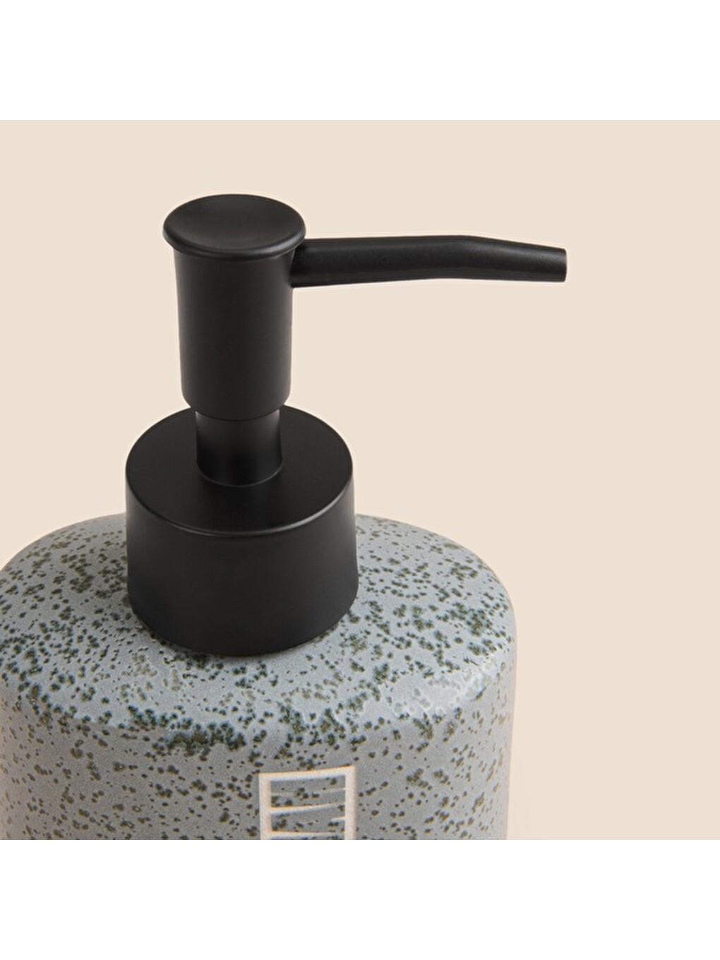 Gri Seramik Sıvı Sabunluk - Koyu Füme - 500 ml-2