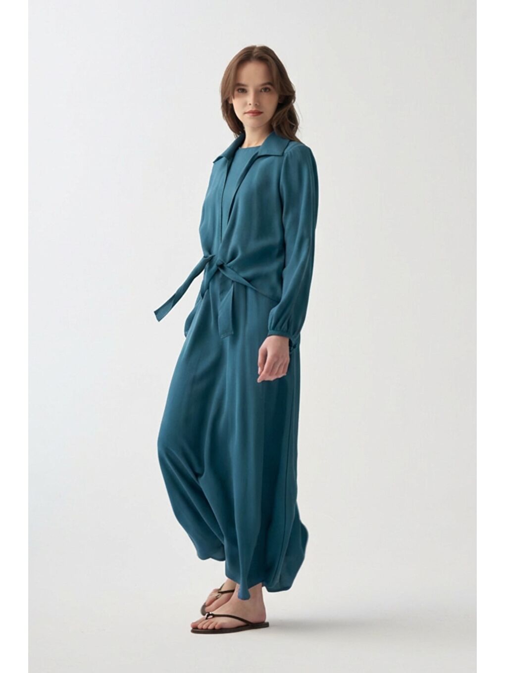 Yeşil-Modal Kolsuz İçlik-1