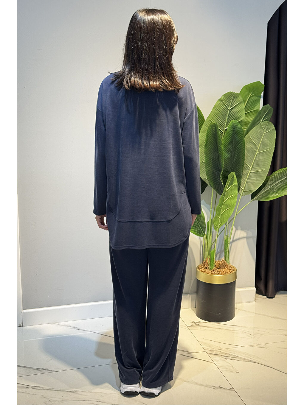Tunik Pantolon Takım 3136 İndigo-3