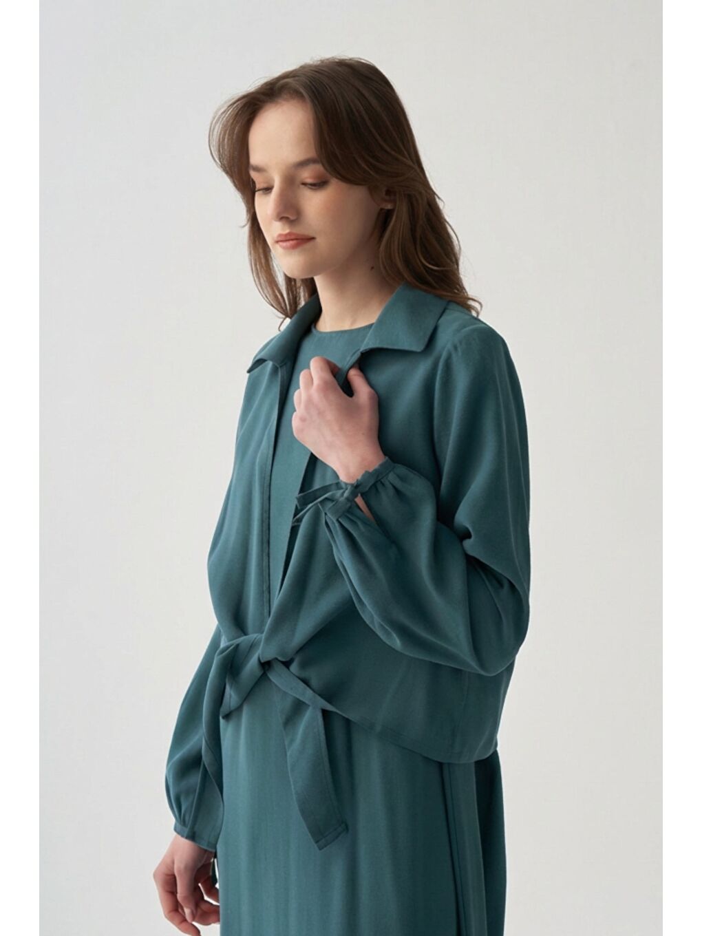 Yeşil-Modal Kolsuz İçlik-3