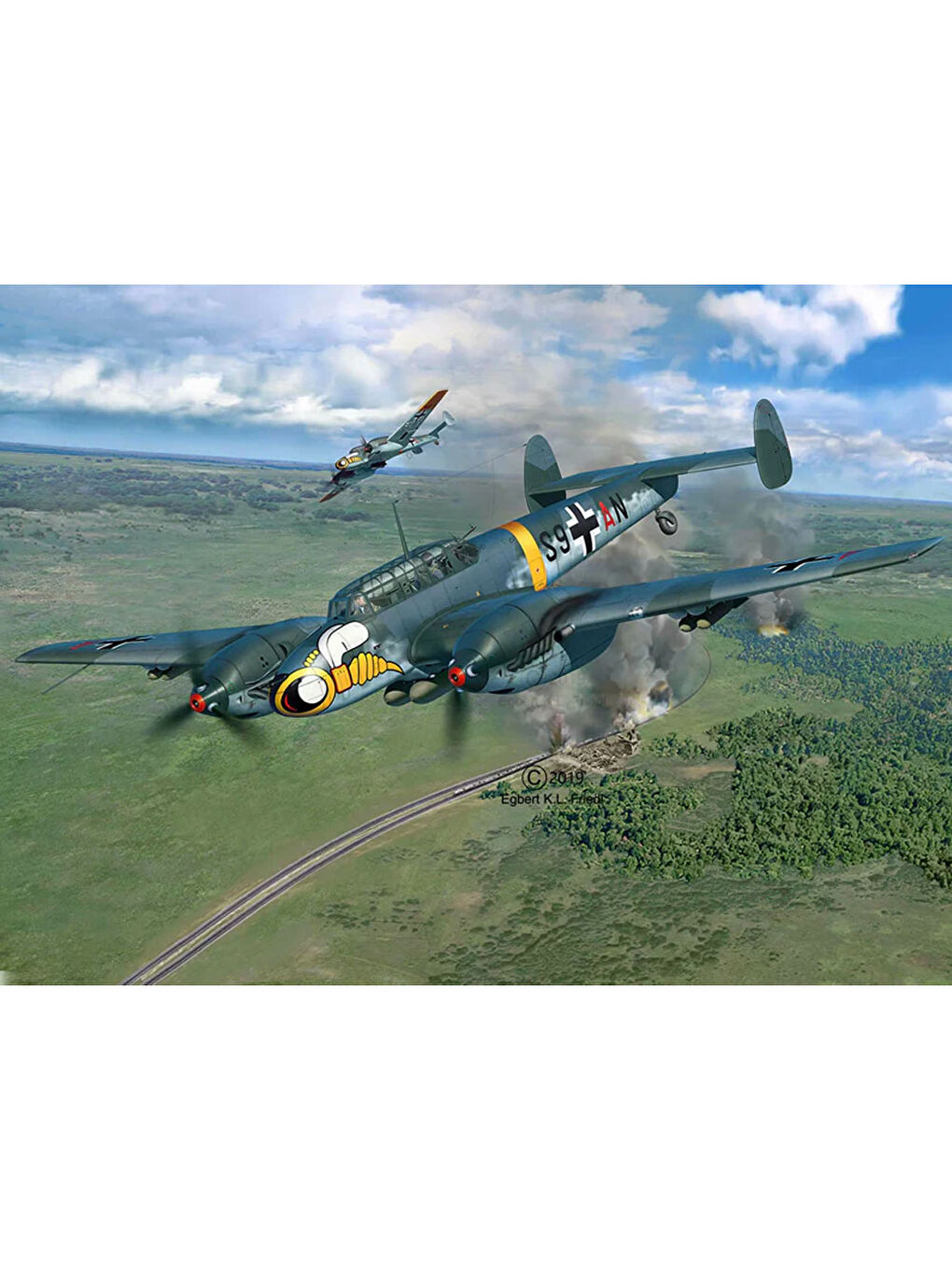 Maket Messerschmitt Bf110 04961-6