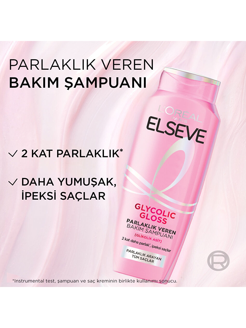 Elseve Glycolic Gloss Parlaklık Veren Bakım Şampuanı 300ml-3