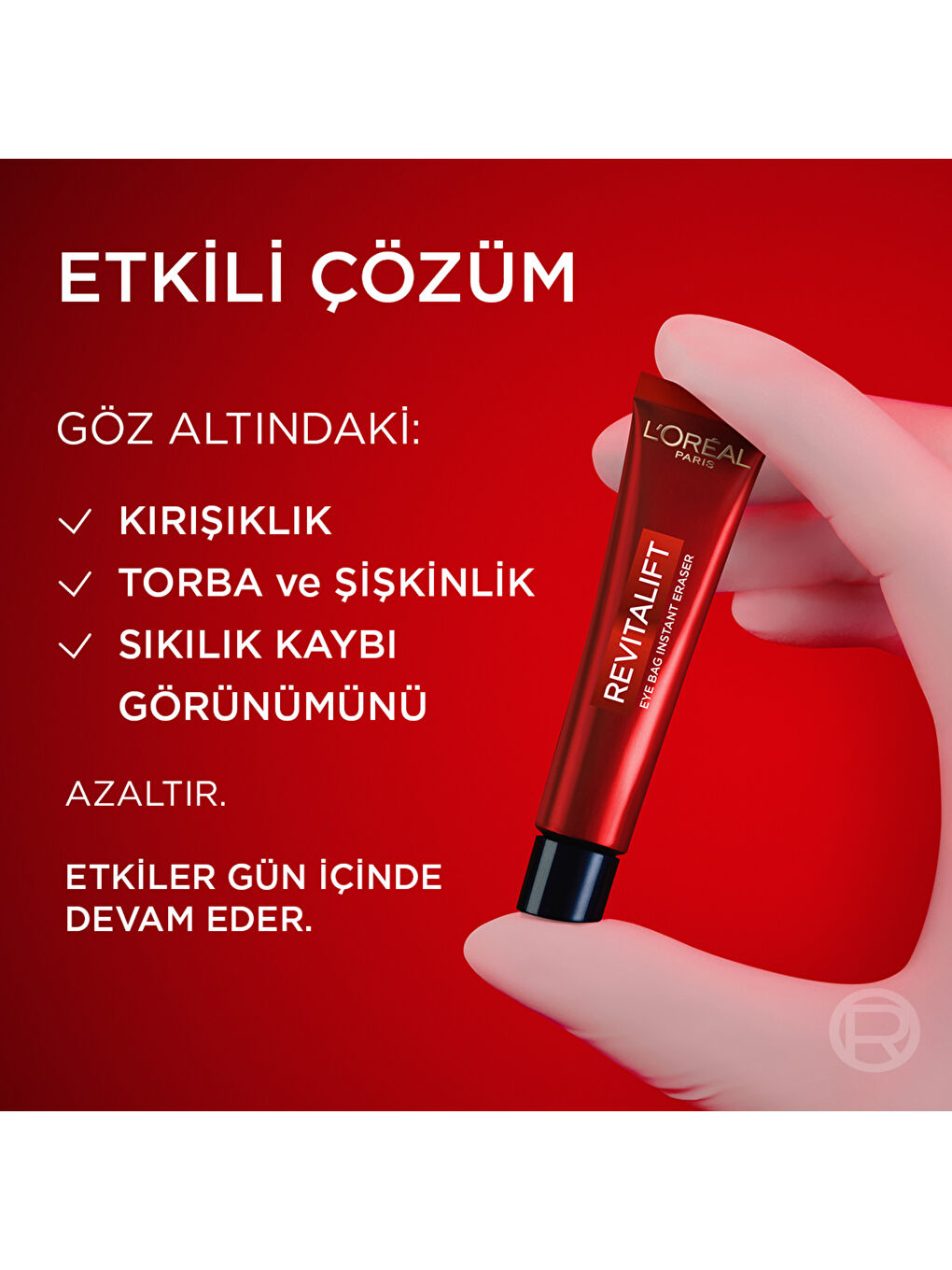 Revitalift Lazer Eyebag Instant Eraser Göz Altı Torba Görünümüne Karşı Etkili Göz Kremi 15ml-5