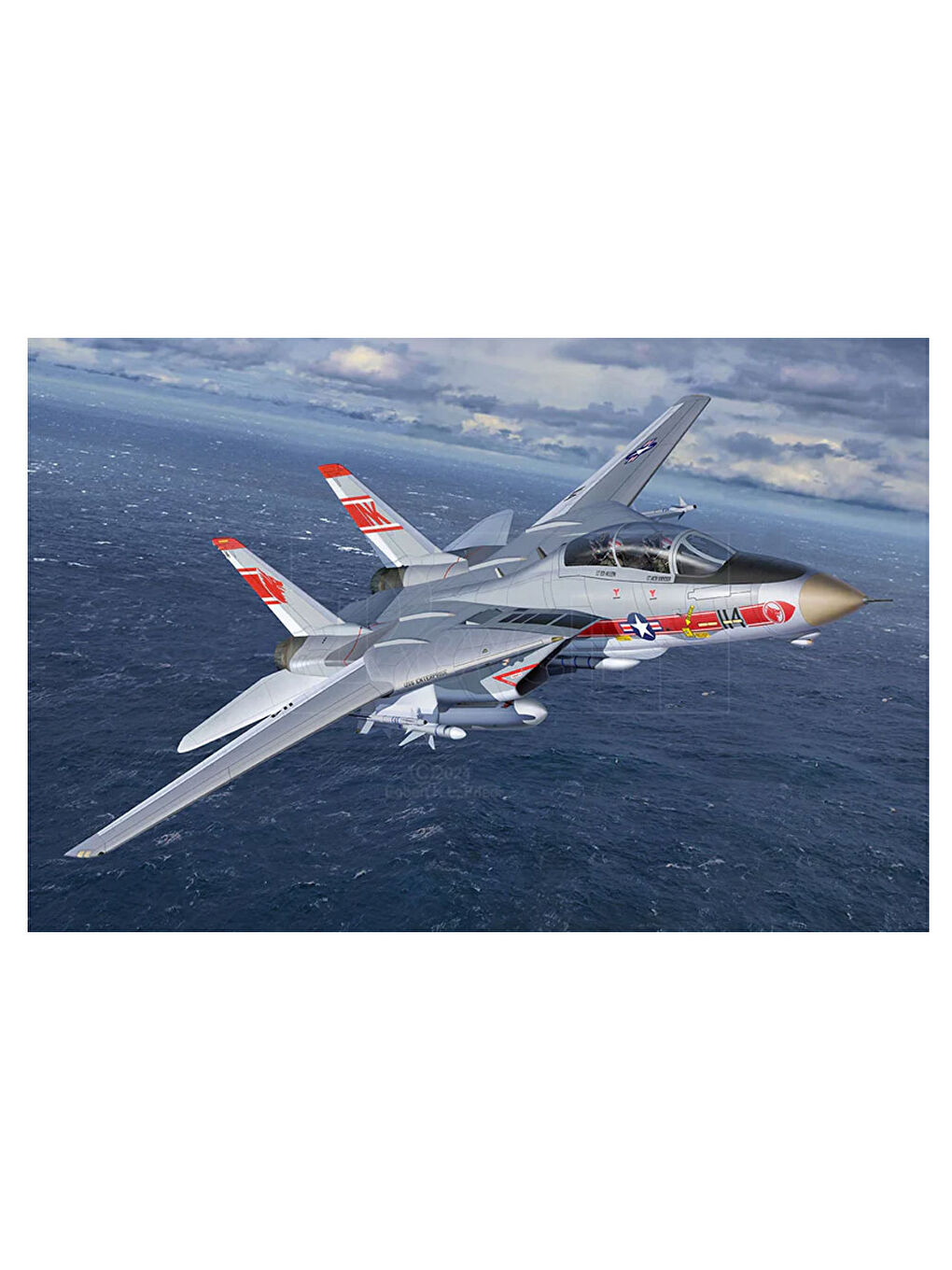 Maket Model Kit Uçak Grumman F-14A Tomcat 3782-1
