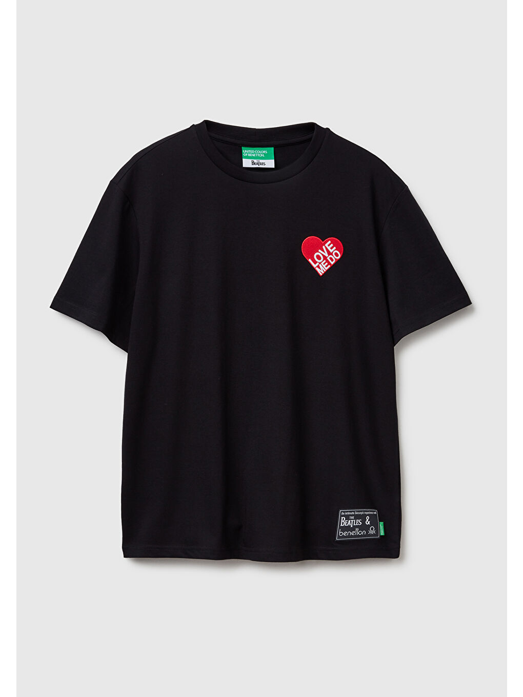 Unisex Siyah %100 Pamuk The Beatles T-Shirt-1