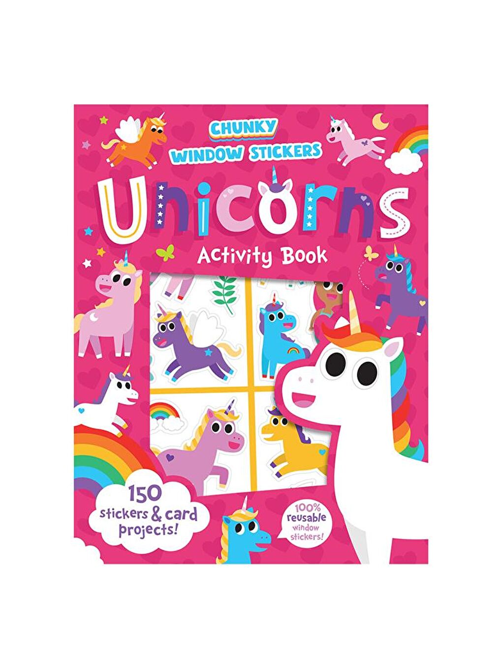 Imagine That Chunky Window Stickers - Unicorn Activity Book