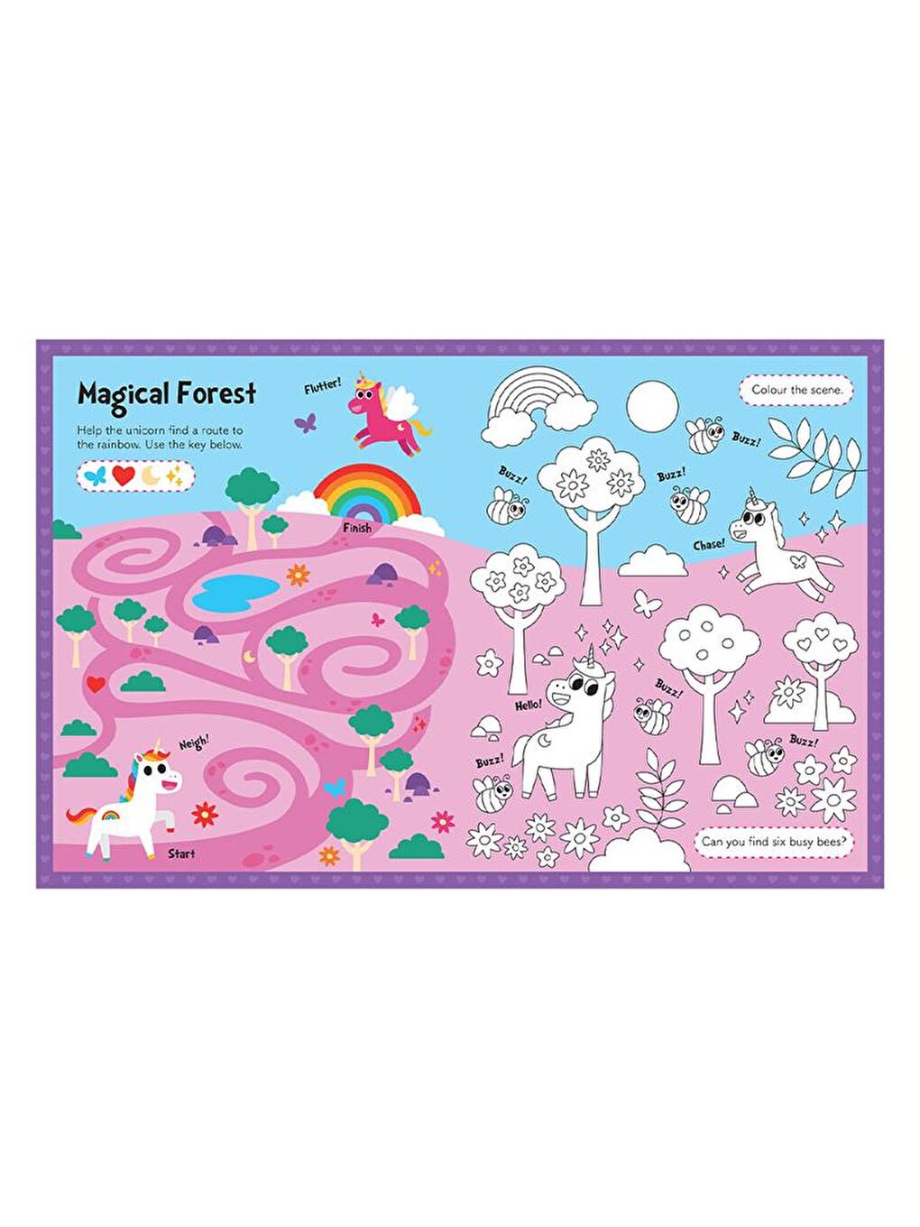 Imagine That Chunky Window Stickers - Unicorn Activity Book - 1