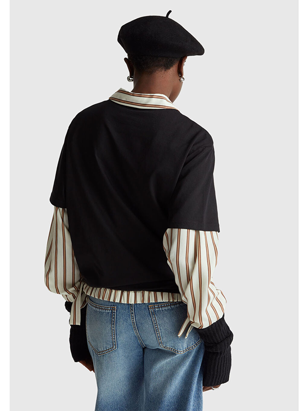 Unisex Siyah %100 Pamuk The Beatles T-Shirt-3