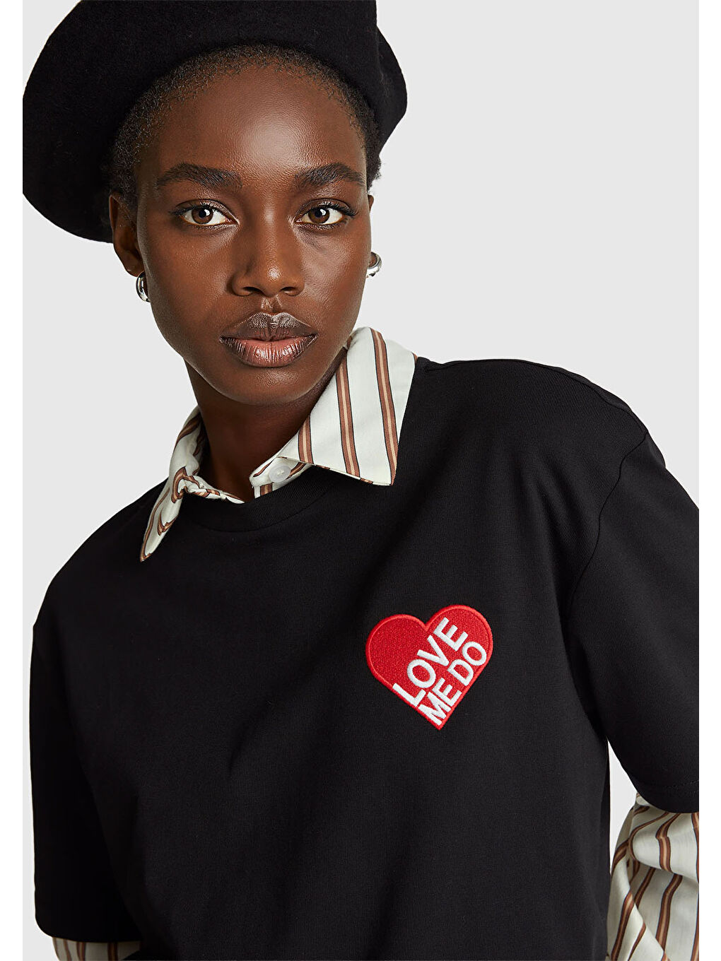 Unisex Siyah %100 Pamuk The Beatles T-Shirt-7