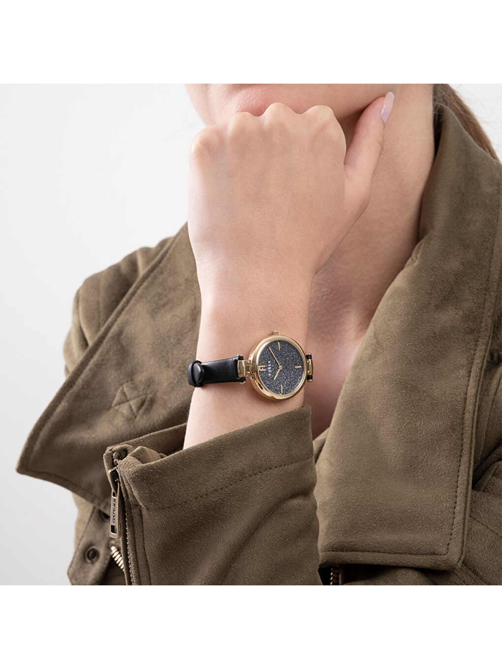 Siyah FRWW00018009L2 Kadın Kol Saati-5