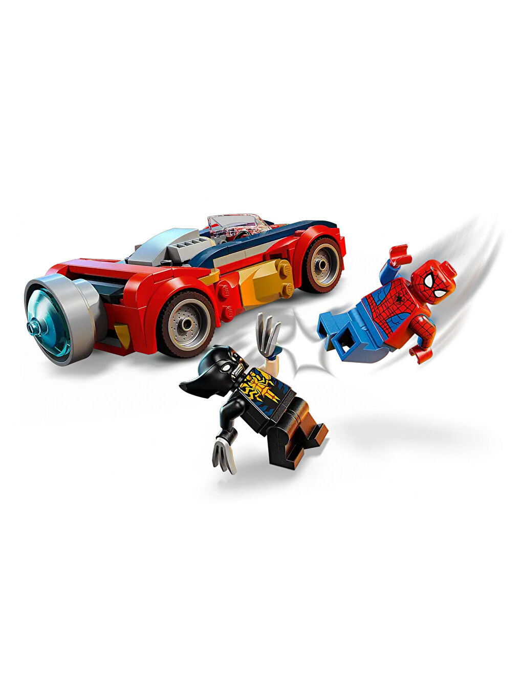 Marvel Örümcek Adam Arabası vs. Venom Wolverine 76336-4