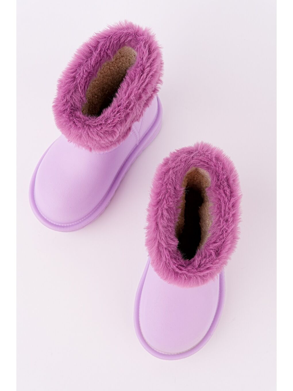 Lila FRİGUS Çocuk Kürklü Yağmur Ve Kar Botu-1