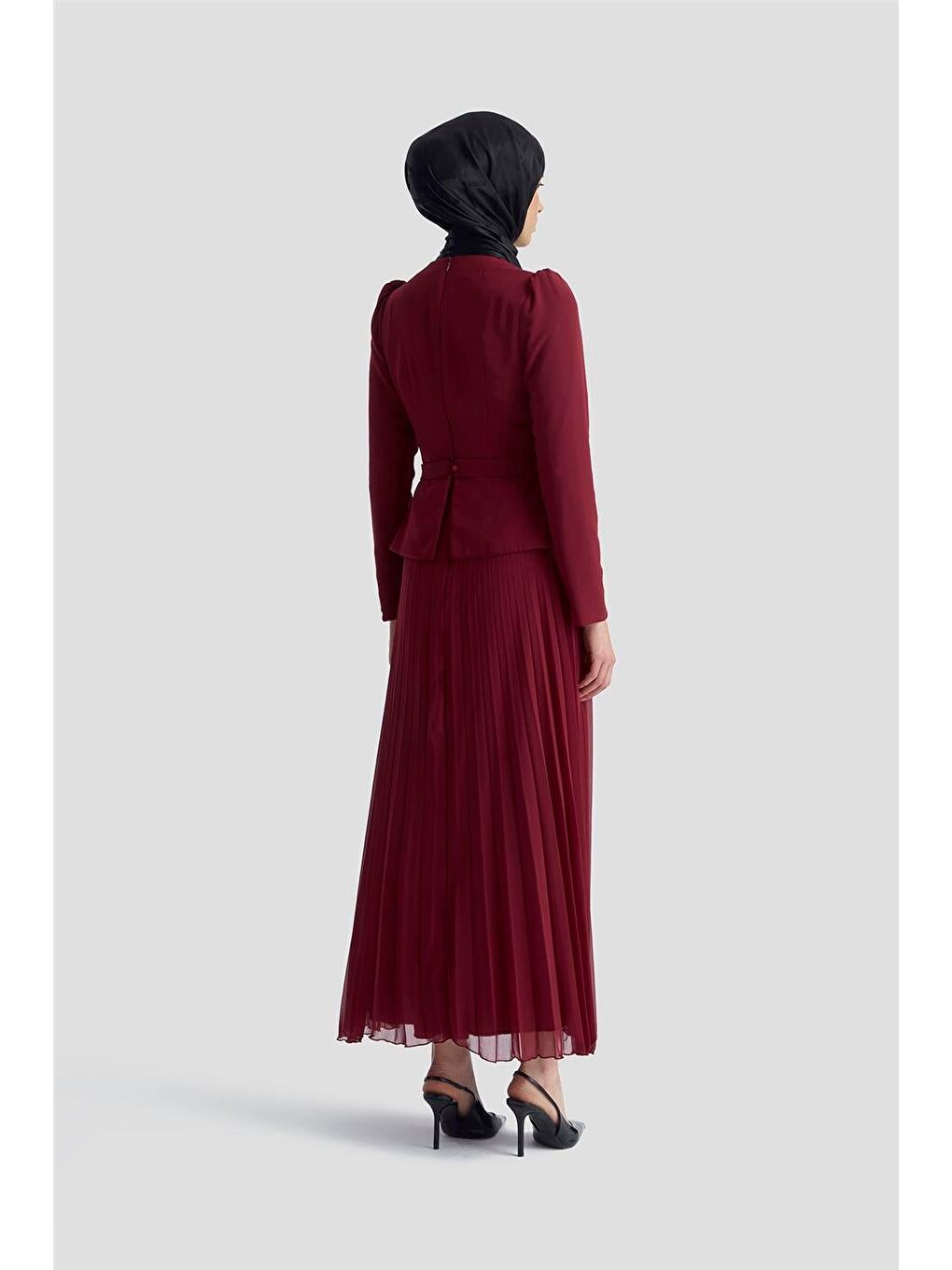 Abiye 25Yd9187 Bordo-3