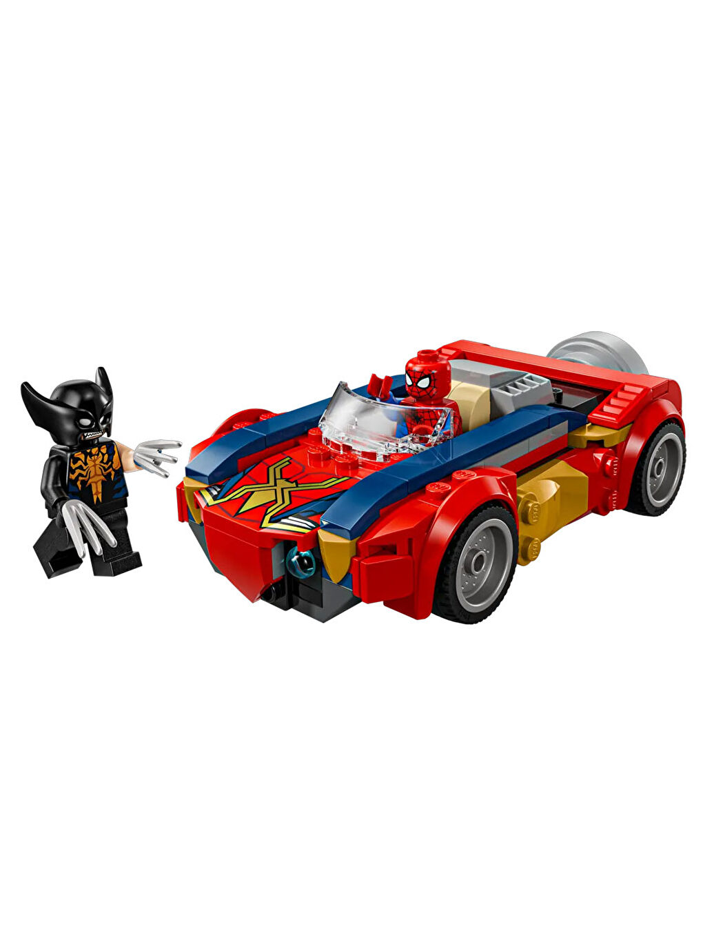 Marvel Örümcek Adam Arabası vs. Venom Wolverine 76336-5