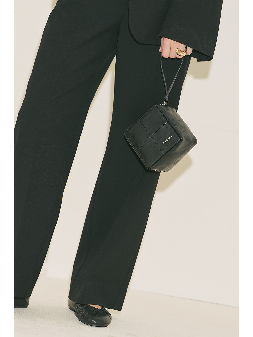 Raına Kutu Çanta Siyah-2