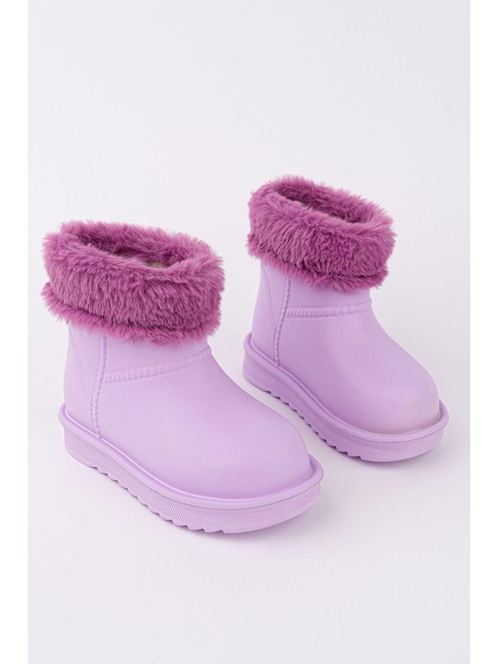 Lila FRİGUS Çocuk Kürklü Yağmur Ve Kar Botu-2