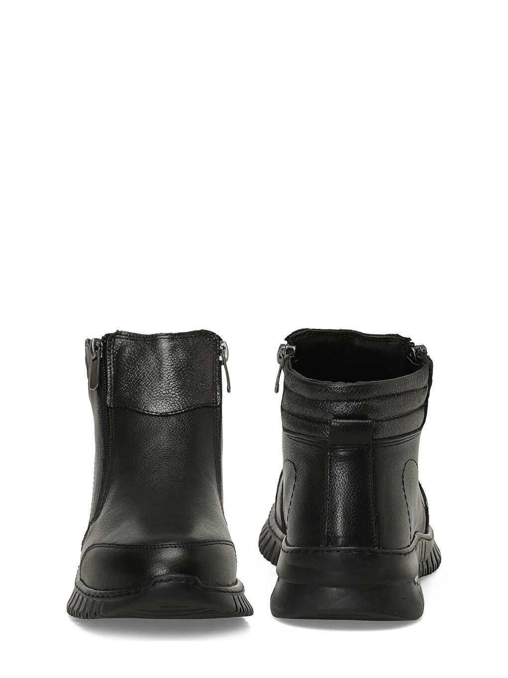 105647.Z5PR Siyah Kadın Düz Bot-4