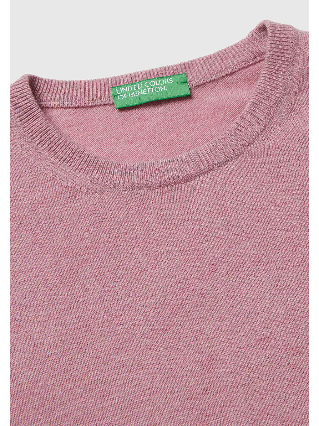 Erkek Koyu Pembe %100 Merino Bisiklet Yaka Kazak-6