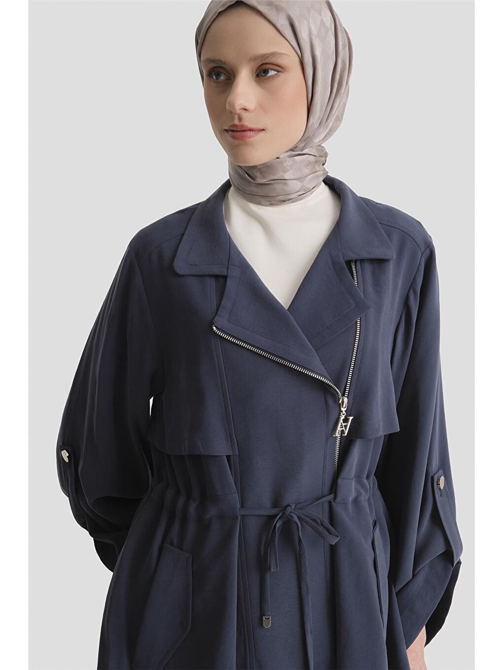 Kupra Ceketli Takım İndigo-1