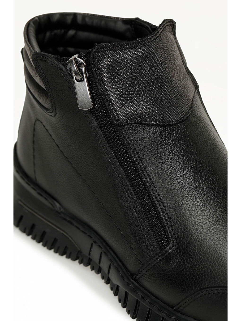 105647.Z5PR Siyah Kadın Düz Bot-6