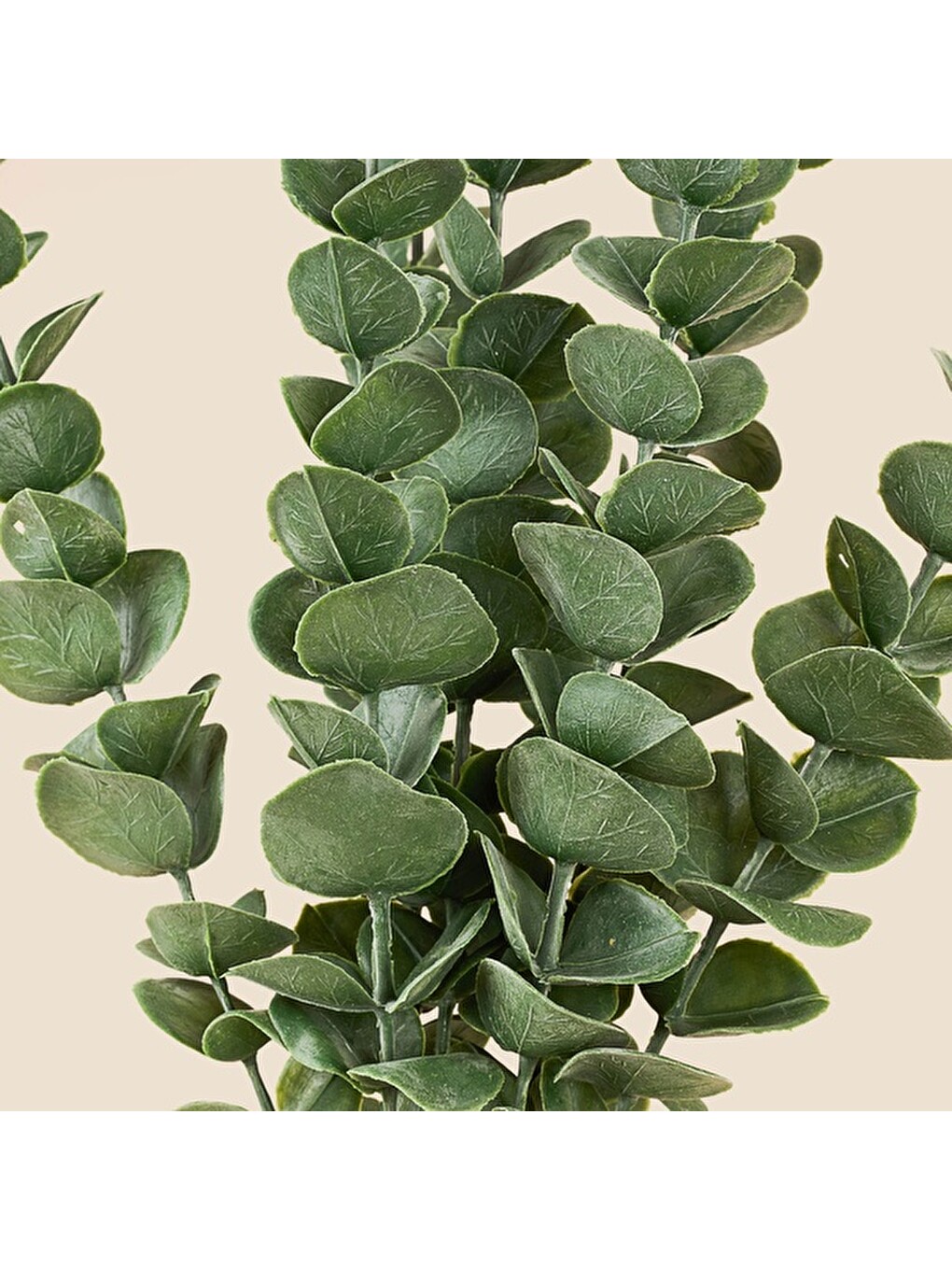 Deco Okaliptus 7'li Dal Çiçek - Yeşil - 47 cm-1