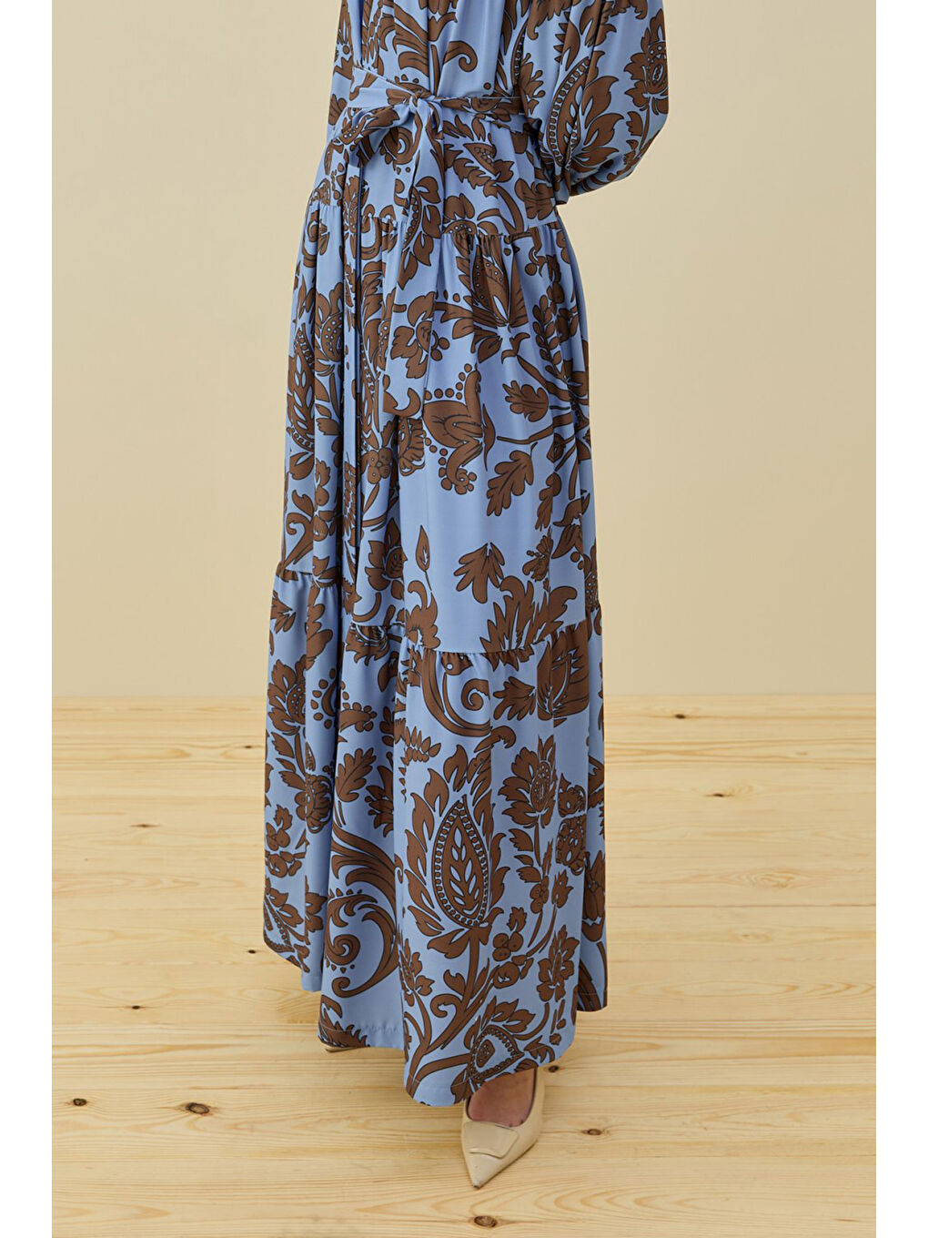 Marakeş Elbise 1775 Kahverengi-2