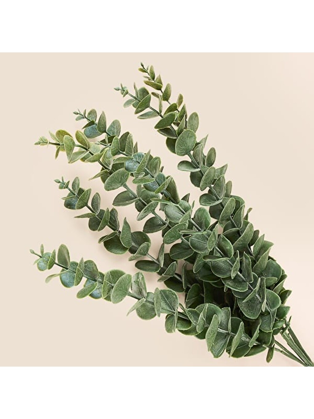 Deco Okaliptus 7'li Dal Çiçek - Yeşil - 47 cm-2