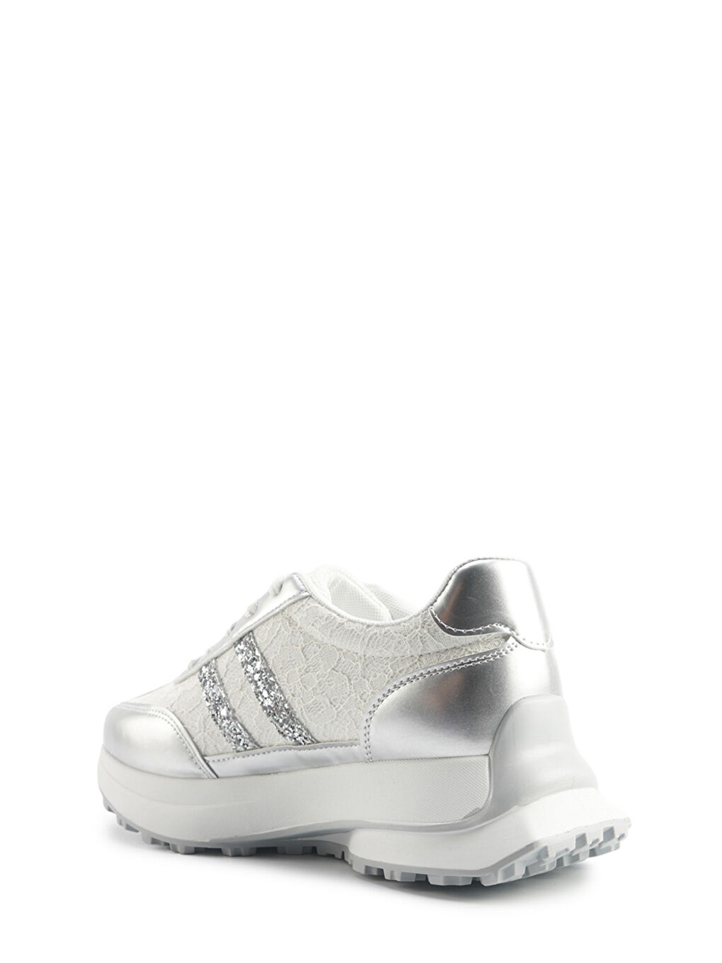Gri 25S-010 5FX Gümüş Kadın Sneaker-2