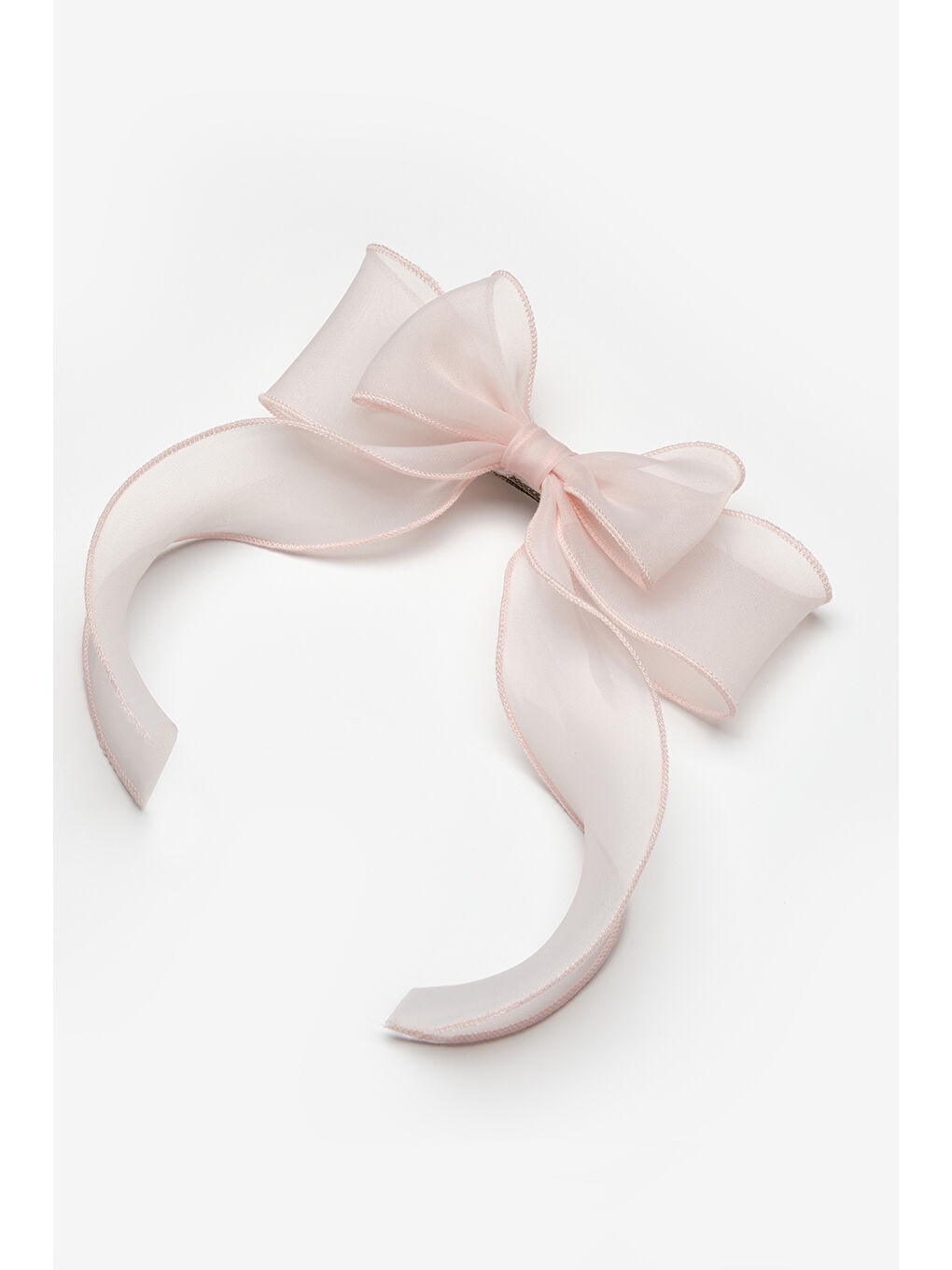 Pembe Pudra Kuyruklu Fiyonk Kız Çocuk Otomatik Toka-1