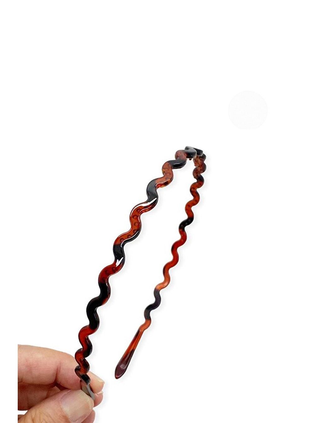 Kahverengi 2 Adet Dalgalı ve Dişli Taç-5