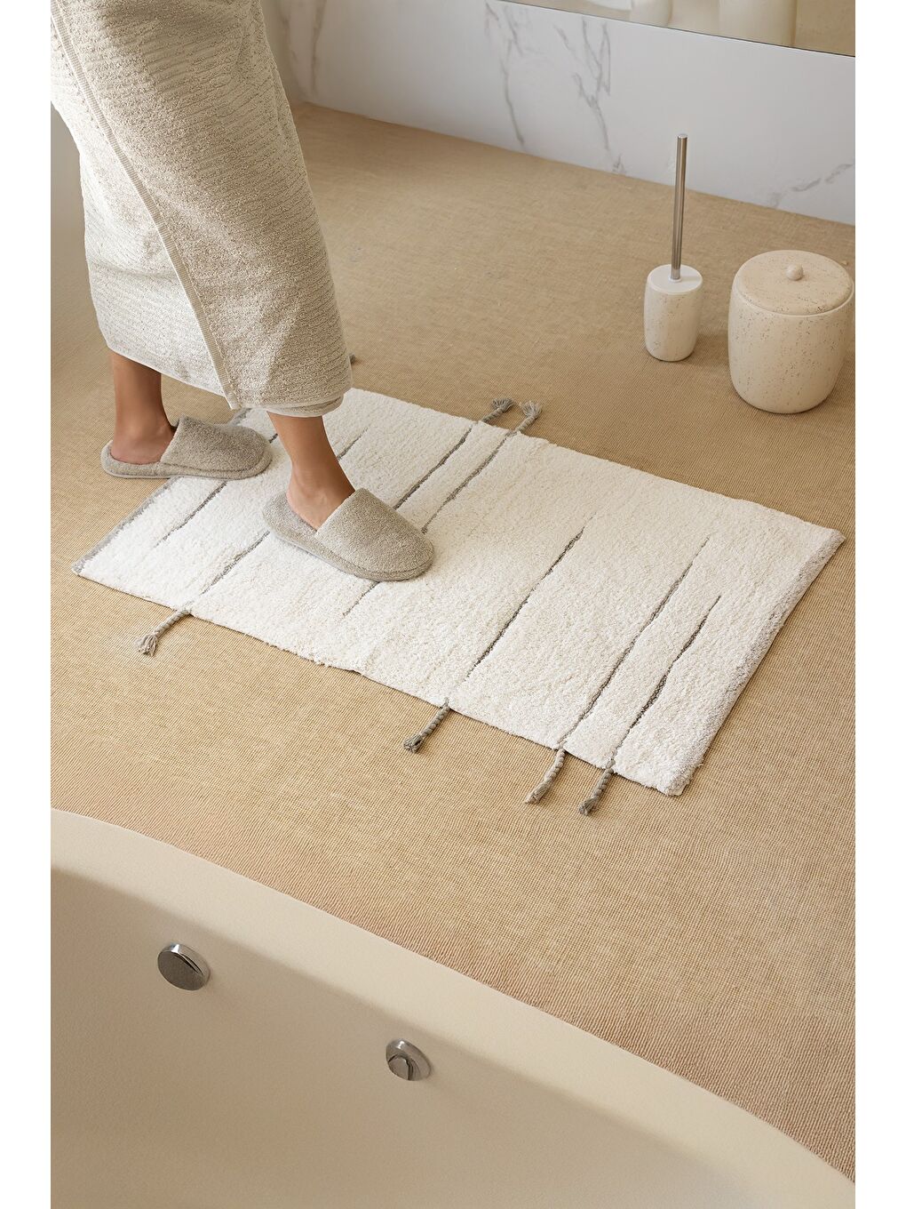 Earth Banyo Paspası 60x100 Yeşil