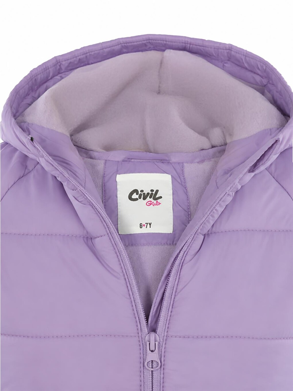 Mor Girls Basic 6-9 Yaş Mont - Lila-2