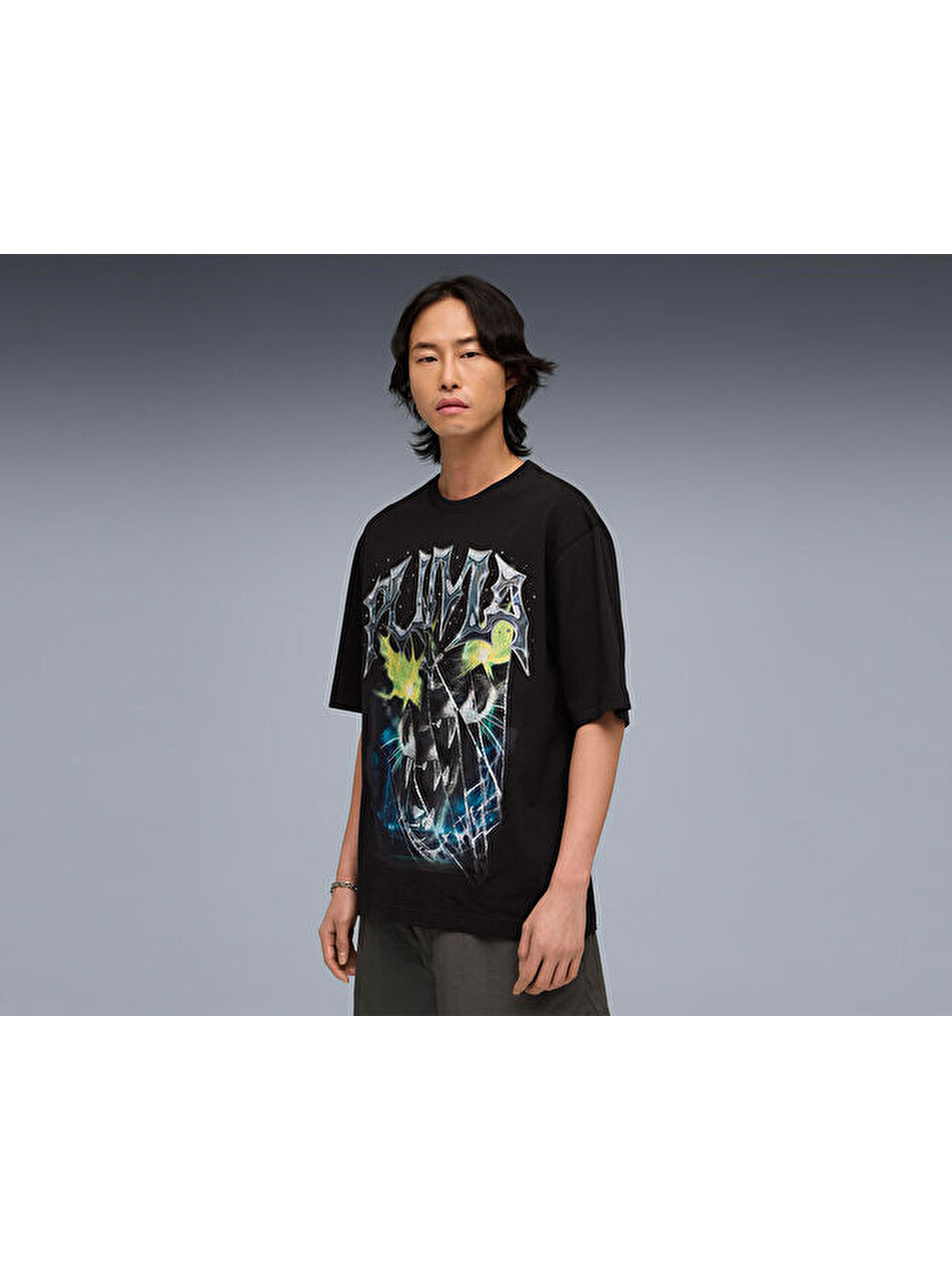Graphic Tee Erkek Günlük Tişört 63566501 Siyah-2