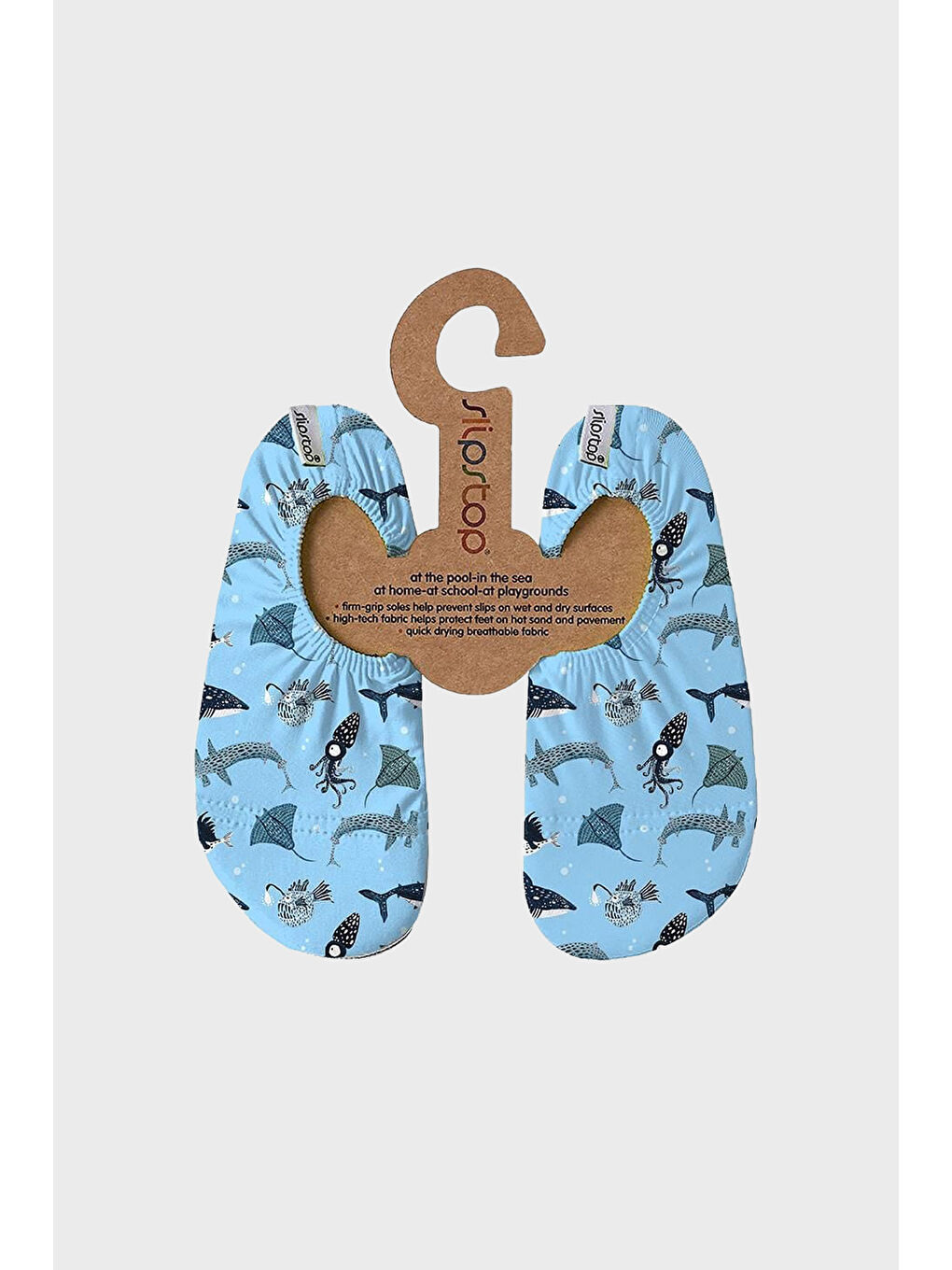 Mavi Atlantis Desenli Kaydırmaz Taban Havuz ve Deniz Ayakkabısı SS2531000005