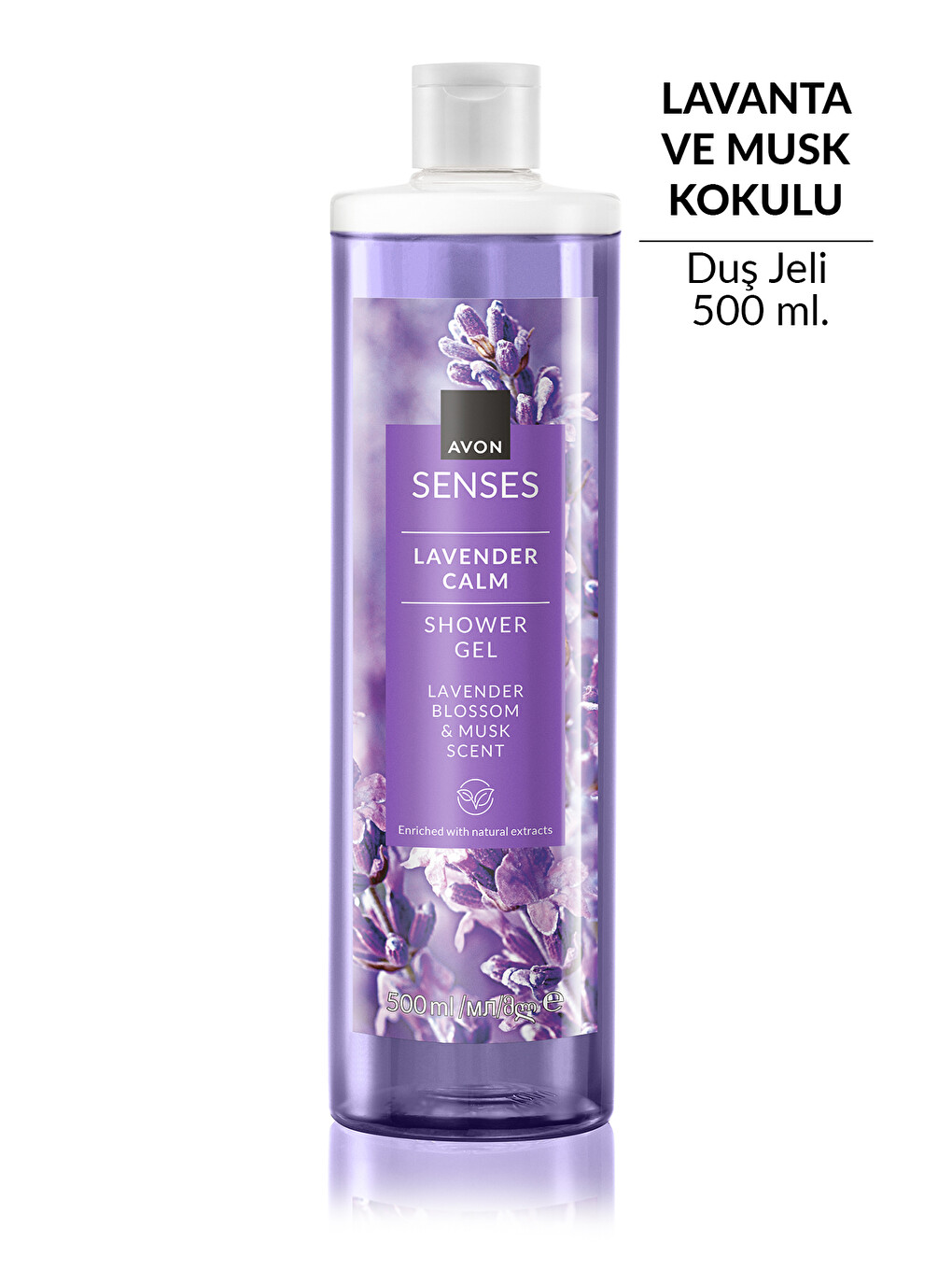 Senses Lavender Calm Lavanta Kokulu Duş Jeli 500ml-1