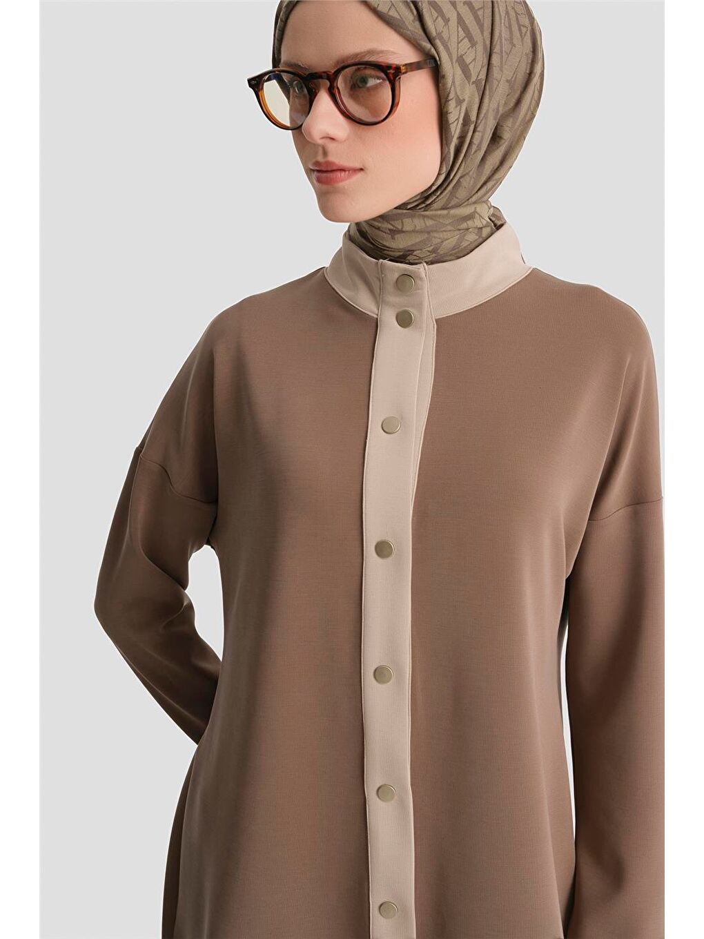 Kahverengi Örme Takım 25Kd7047 Taba-1