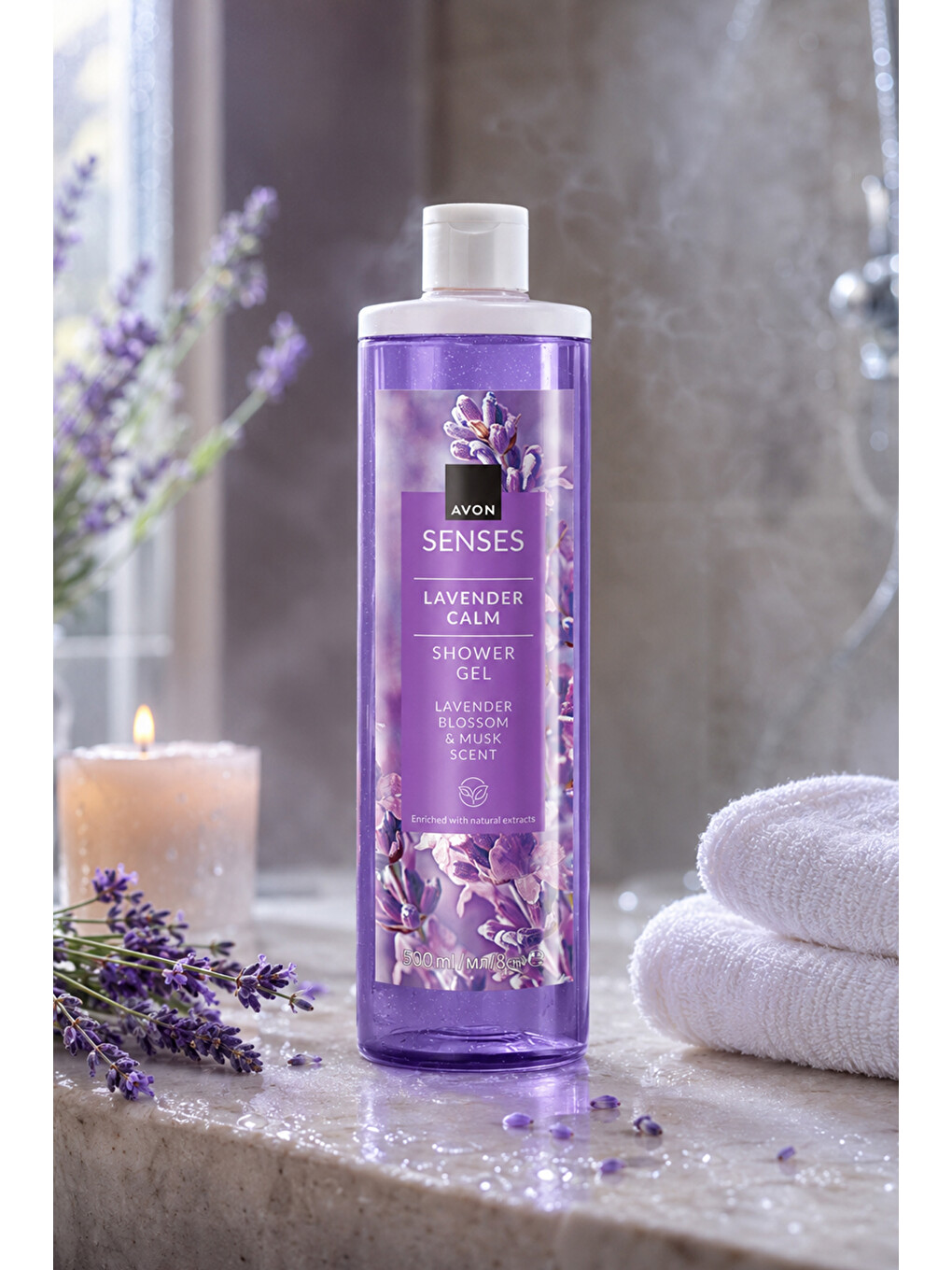 Senses Lavender Calm Lavanta Kokulu Duş Jeli 500ml-2