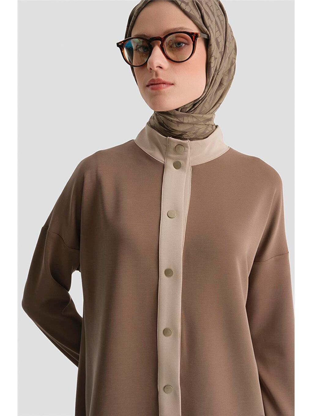 Kahverengi Örme Takım 25Kd7047 Taba-2