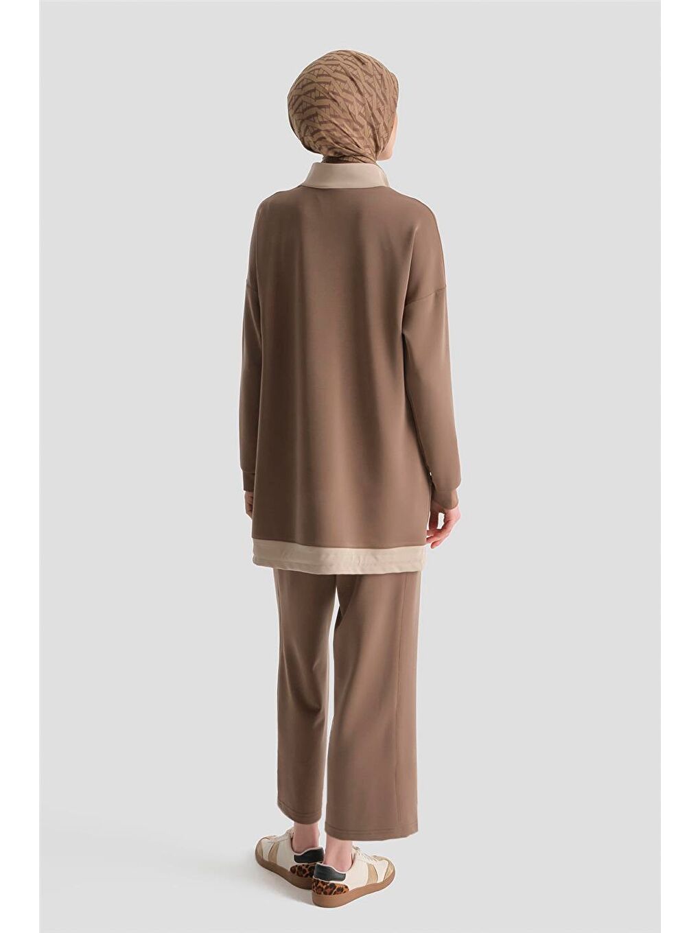 Kahverengi Örme Takım 25Kd7047 Taba-4