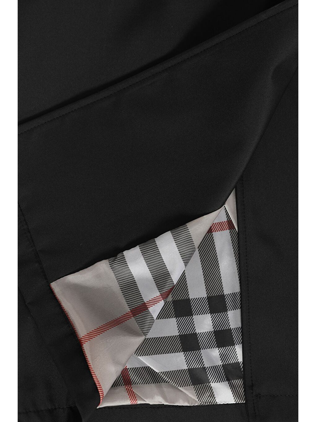 Siyah Kadın Bel Kuşak Detaylı Trençkot-5